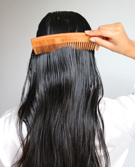 Grand Peigne en Bois de Neem