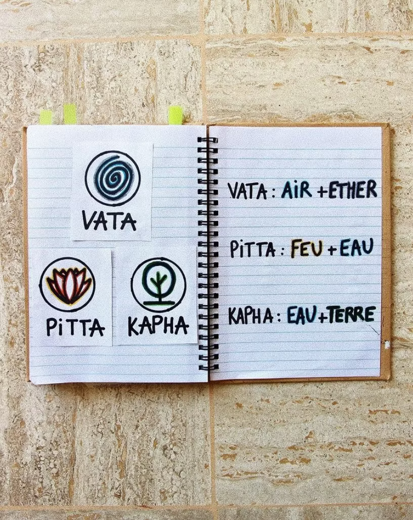 Les Doshas : Vata, Pitta, Kapha