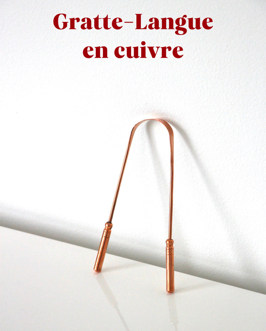 Gratte-langue en Cuivre