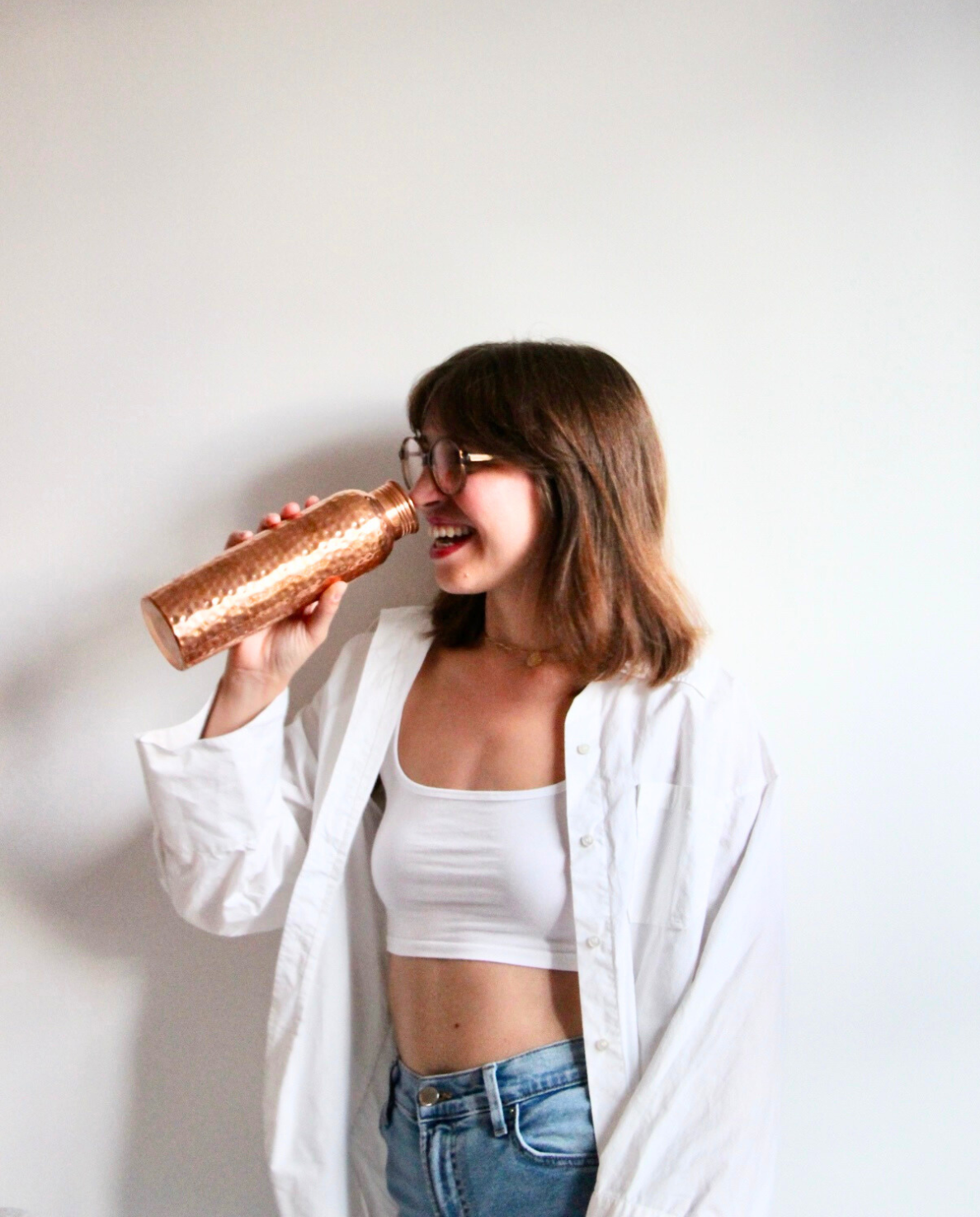 Carafe en Cuivre martelée